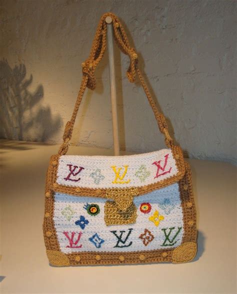 lv crochet|The Art Of Crocheting: Crafting A Luxe Lv Bag .